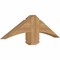 Ekena Millwork Bellingham Timber Gable Bracket, Western Red Cedar, 36"W x 10"H x 3 1/2"D x 5 1/2"F, 7/12 Pitch GBW036X10X0406BEL00SWR - alternate 3